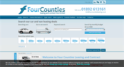 Desktop Screenshot of fourcountiesleasing.co.uk